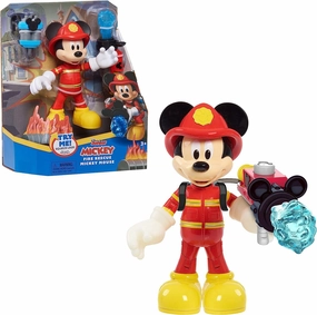 Small Fashion Disney Junior Fire Rescue Mickey Mouse 15cm Figure