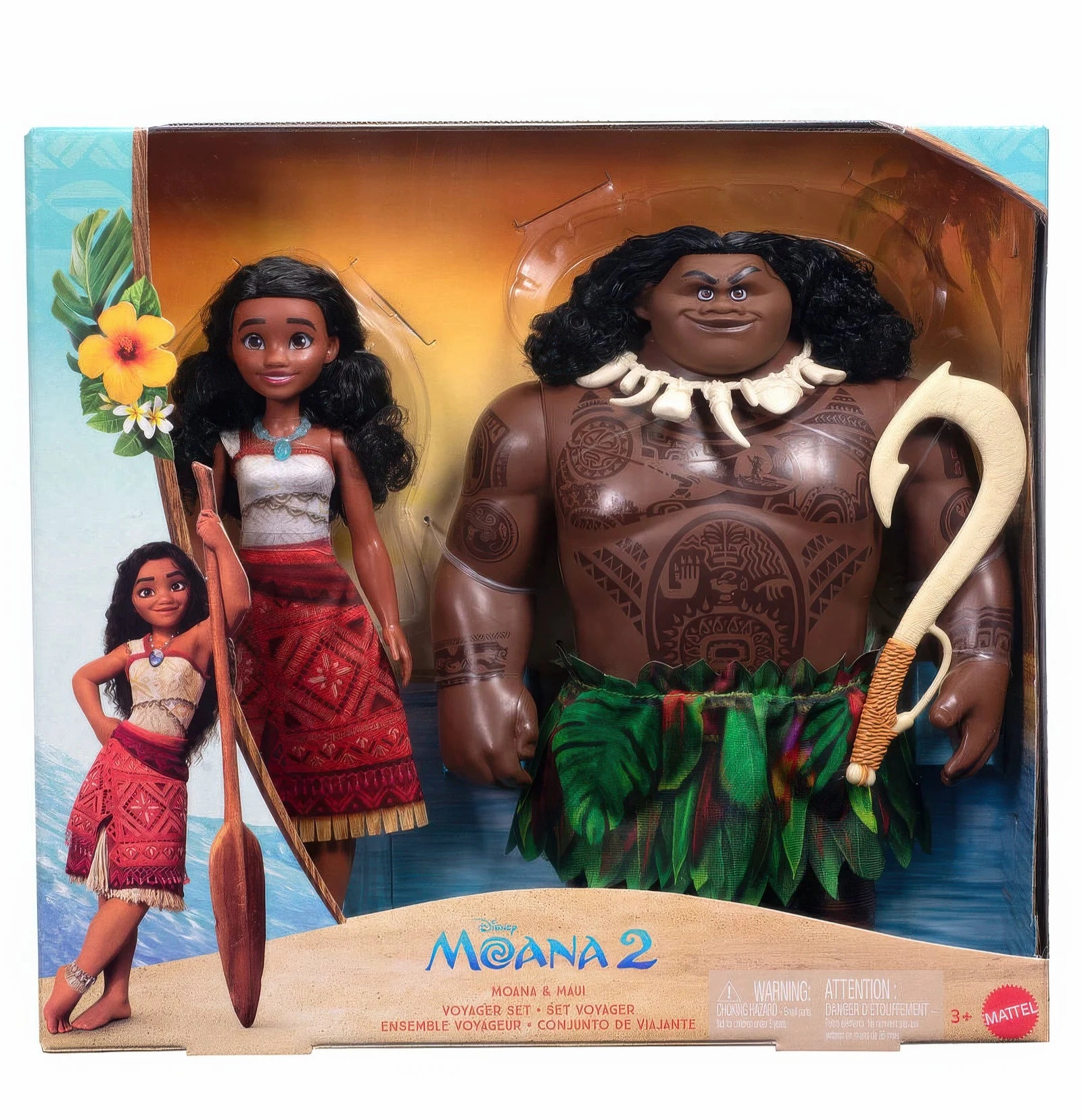 Disney Moana 2 Moana & Maui Dolls Voyager Set Hobbyist Community PVC Statue