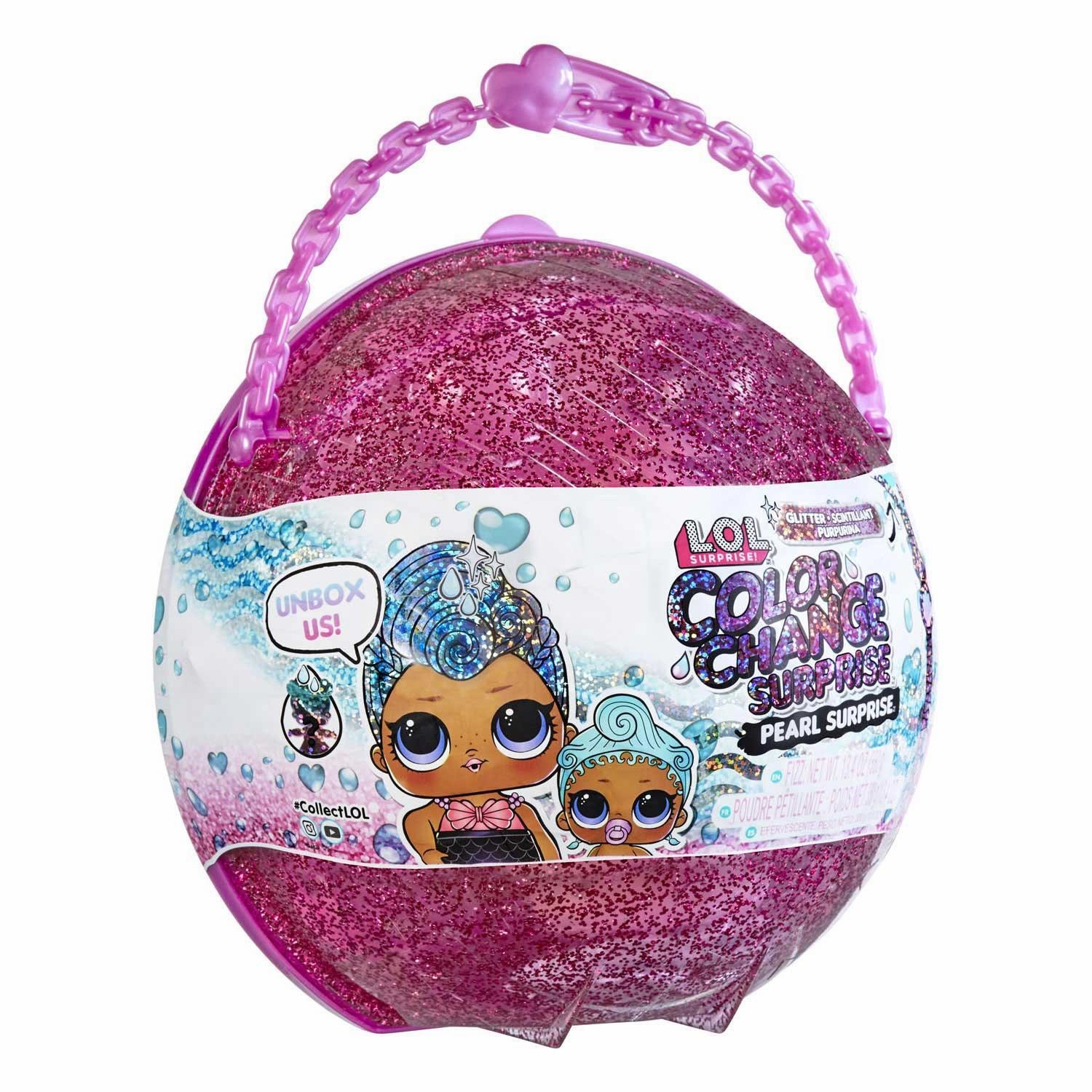 LOL Surprise Glitter Color Change Pearl Surprise - Purple Fine Detail