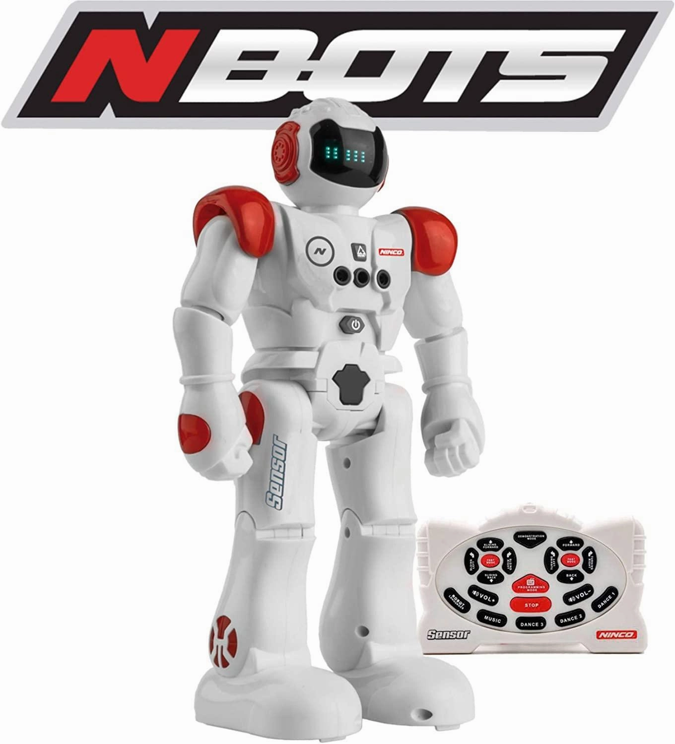 Enthusiast Grade Ninco Sensor Robot 10043 Radio Control Programmable White and Red