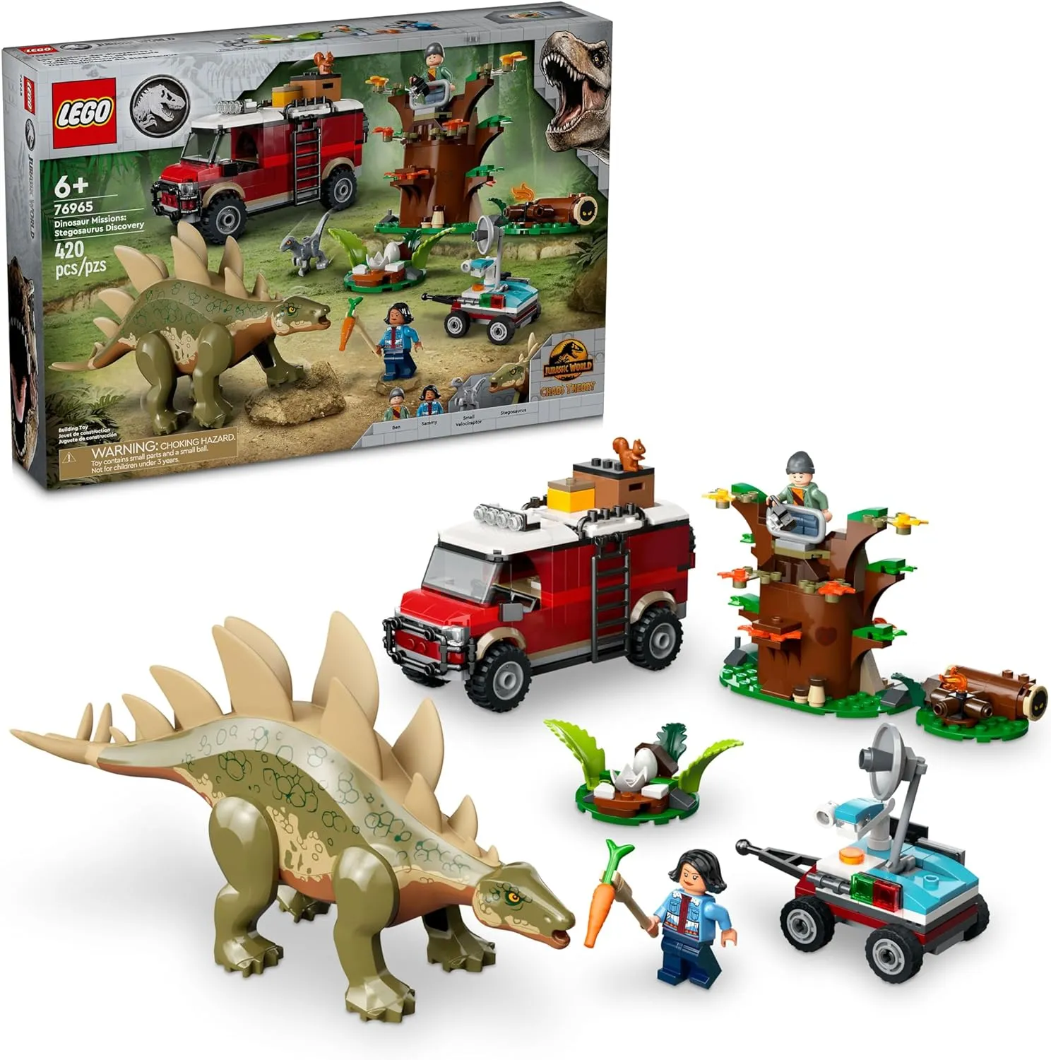 Ghostly Ornaments Lego 76965 - Jurassic World Dinosaur Missions: Stegosaurus Discovery