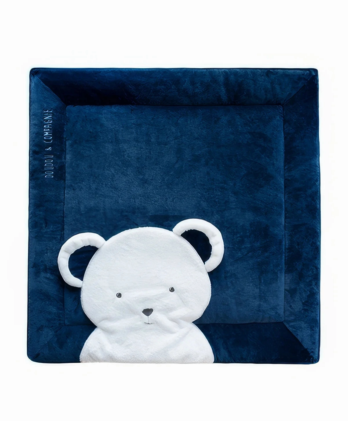 Ghoulish Props Doudou et Compagnie Bear Playpen Mat - Navy Blue