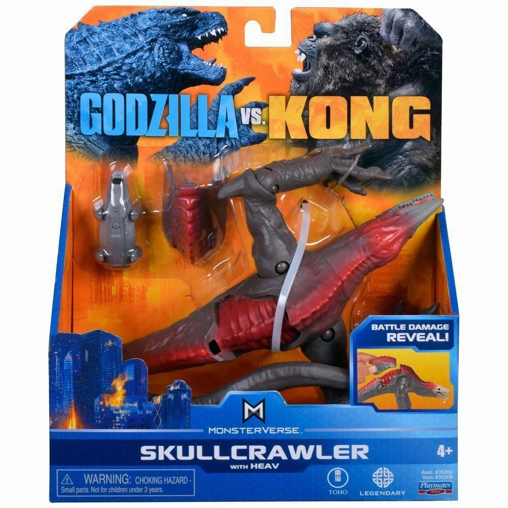 Badge Artist Marvelous Worker Monsterverse Godzilla vs Kong 15cm Hollow Earth Monsters Skull Crawler Action Figure