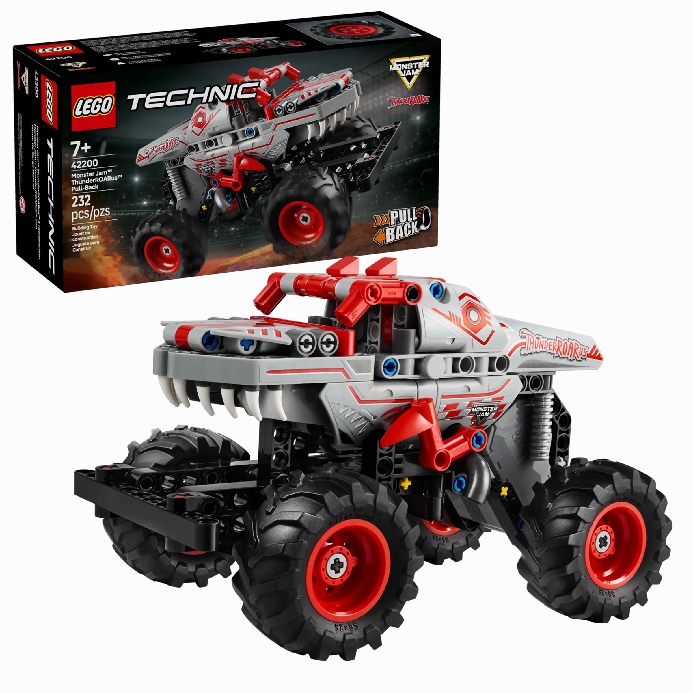 Terrace Accent LEGO TECHNIC 42200 Monster Jam ThunderROARus Pull-Back