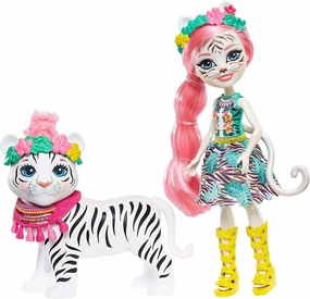 Branded Product Enchantimals GFN57 Tadley Doll (6-in) & Kitty White Tiger Animal Figure