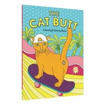 Haunted Decor The Cat Butt Coloring & Activity Book
