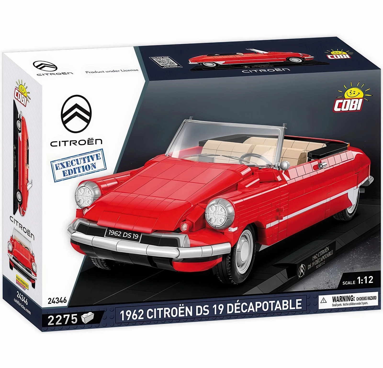 COBI 1962 Citroen DS 19 Convertible Executive Edition Eerie Lights Charming Figures