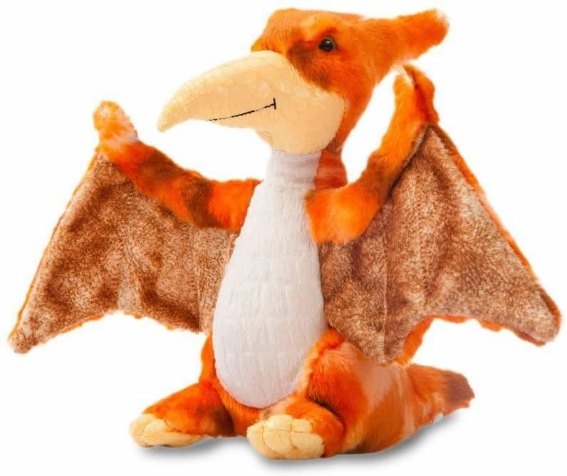 Preservation Tool AURORA Pteranodon Dinosaur 9.5-Inch Soft Toy - Orange