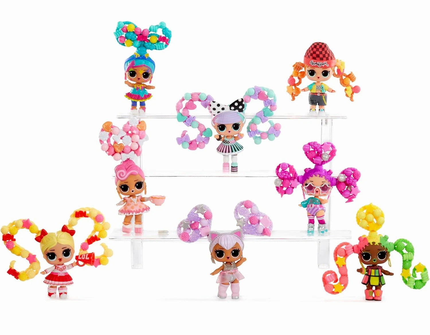 Poseable Collectible Non toxic L.O.L. Surprise! Hair Beads Tots Surprises - Assorted