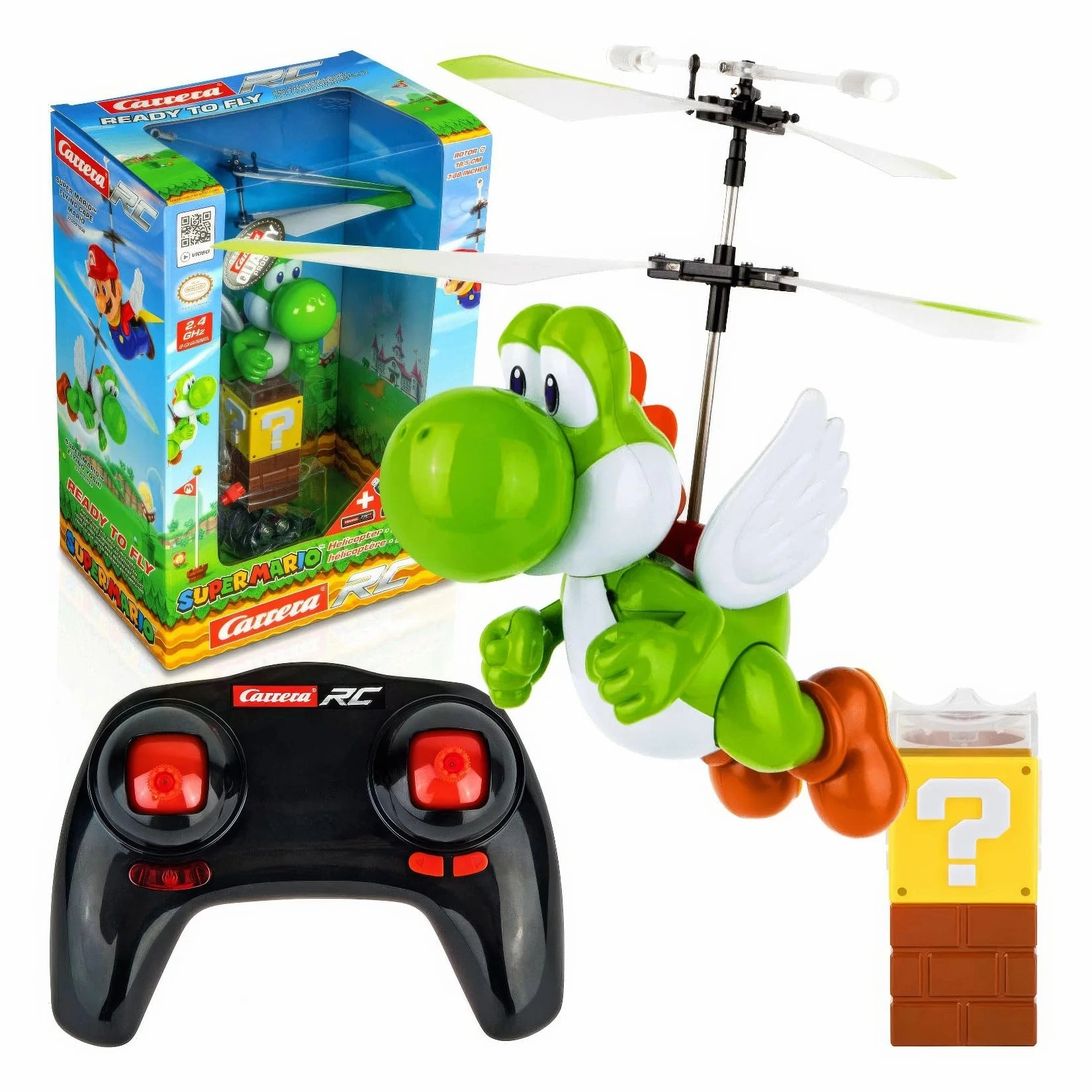 Nintendo Super Mario RC Remote Controlled Flying Yoshi Exhibition Piece Multi Pack