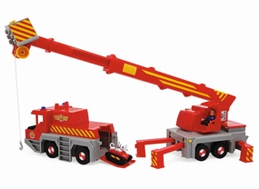 Fireman Sam Rescue Crane 2-in-1 Playset Haunted Displays Mystical Decor