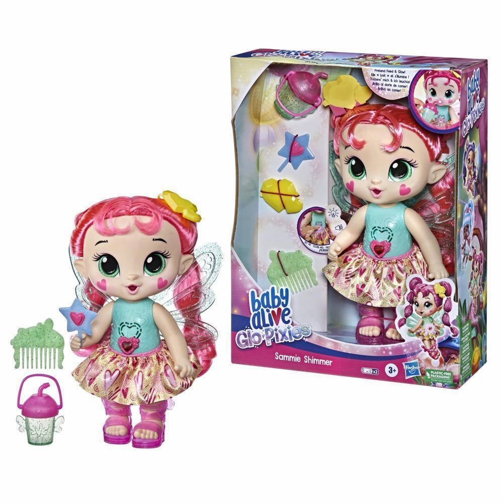 Generational Gift Baby Alive Glo Pixies Sammie Shimmer Interactive Doll