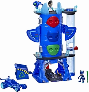 Pleasant Artist Classic Attire PJ Masks Deluxe Battle HQ  Headquarters Playset with 2 Action Figures and Vehicle