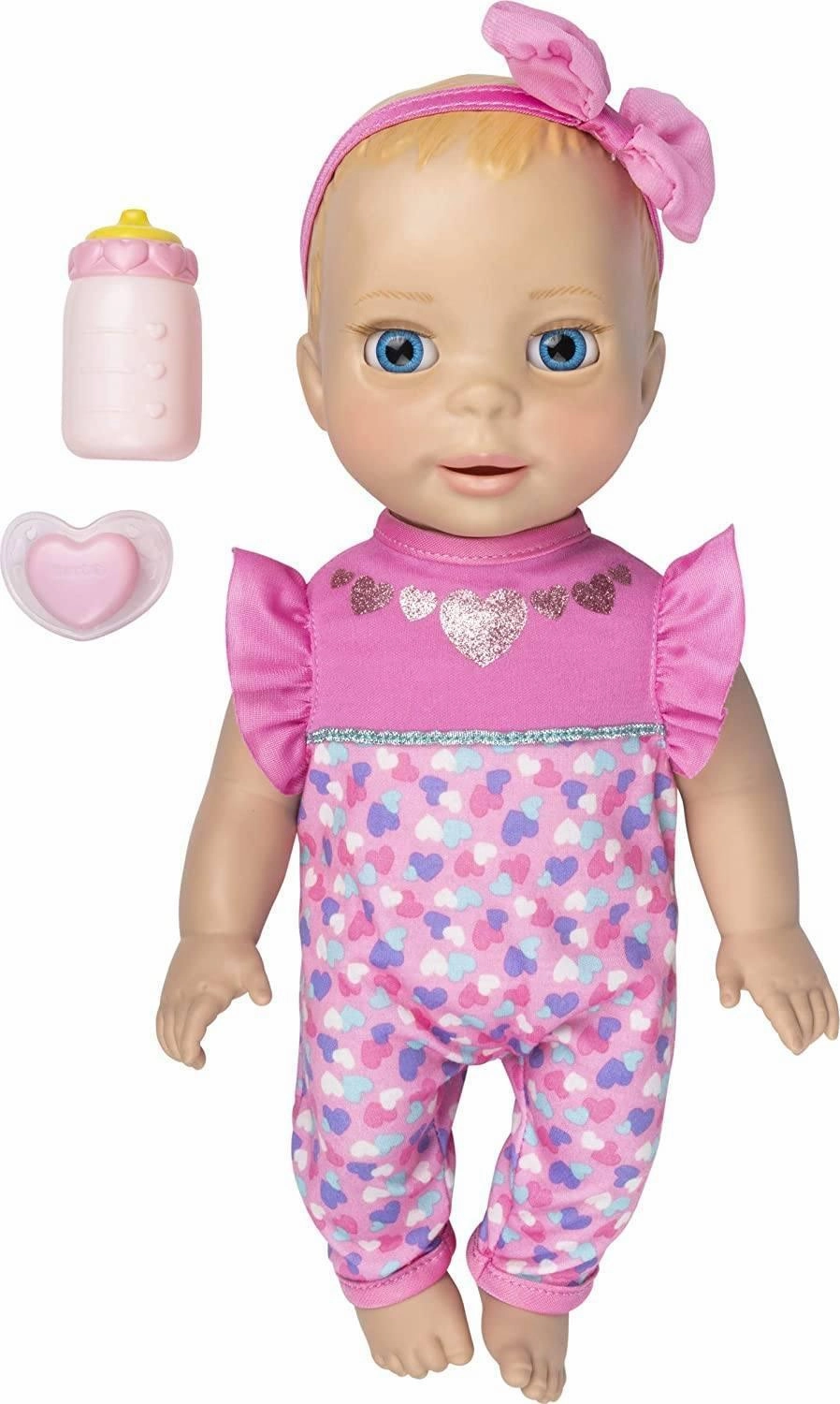 Travel Souvenir Luvabella Newborn, Blonde Hair, Interactive Baby Doll