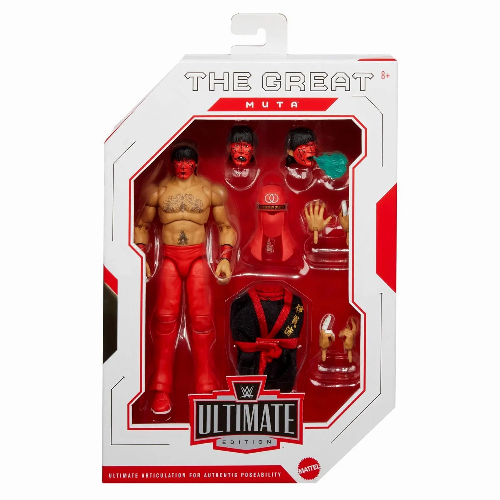 UV resistant WWE Ultimate Edition Wave 25 The Great Muta - Assorted