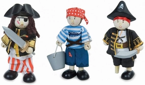 Le Toy Van Wooden Pirates Collection Budkins Gift Pack Twitch Channel