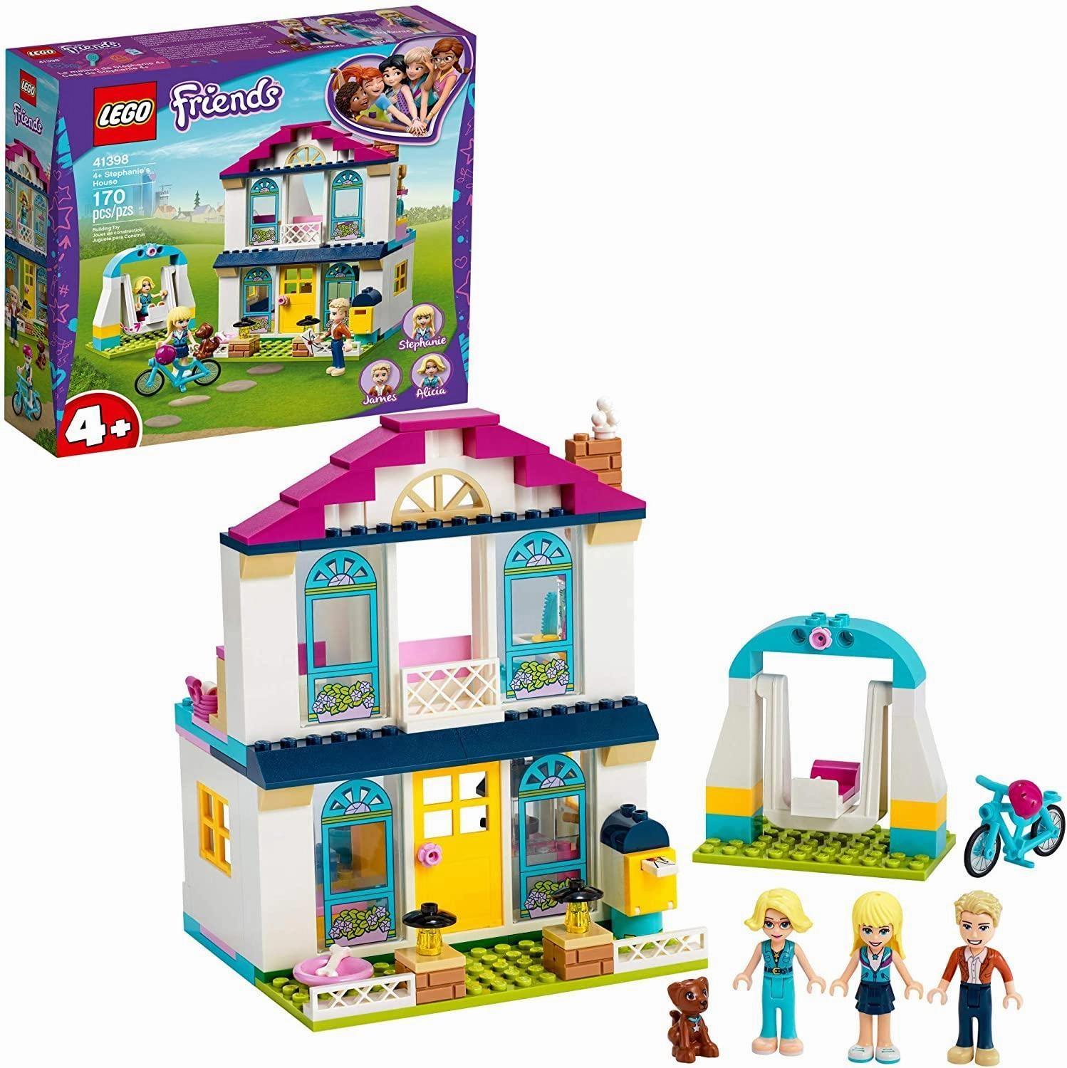 Flexible Figure Premium Hero LEGO FRIENDS 41398 4+ Stephanie's House
