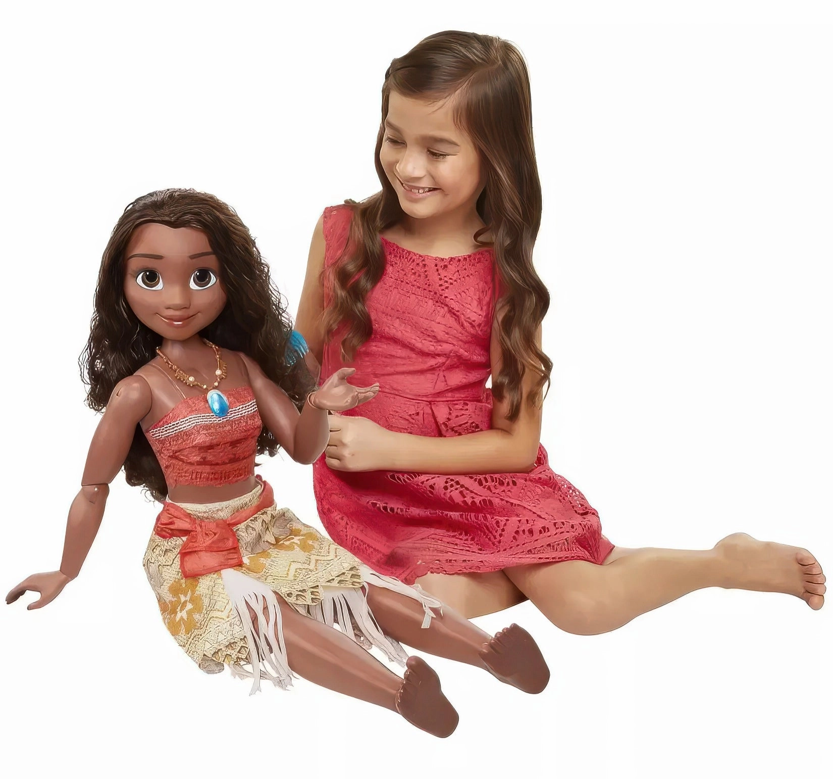 Niche Interest Viral Sensation Disney Princesses Moana Playdate Doll 80cm