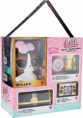 multicultural LOL Surprise Big Pets DJ K.9 Playset