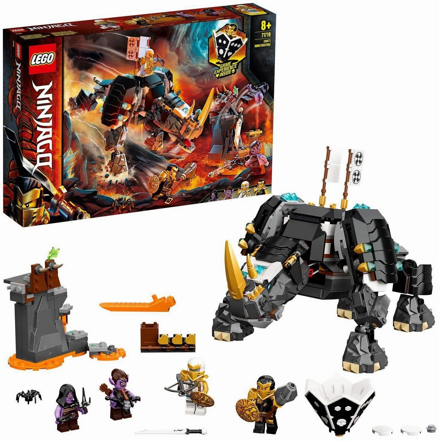 International Icon Dragon Statue LEGO 71719 NINJAGO Zane's Mino Creature 2-in-1 Building Set & Board Game