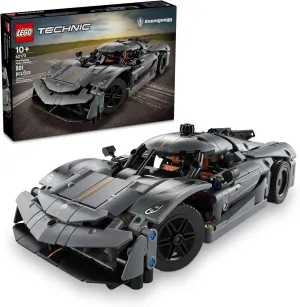 Bronze Cast Game Adaptation Lego 42173 - Technic Koenigsegg Jesko Absolut Grey Hypercar