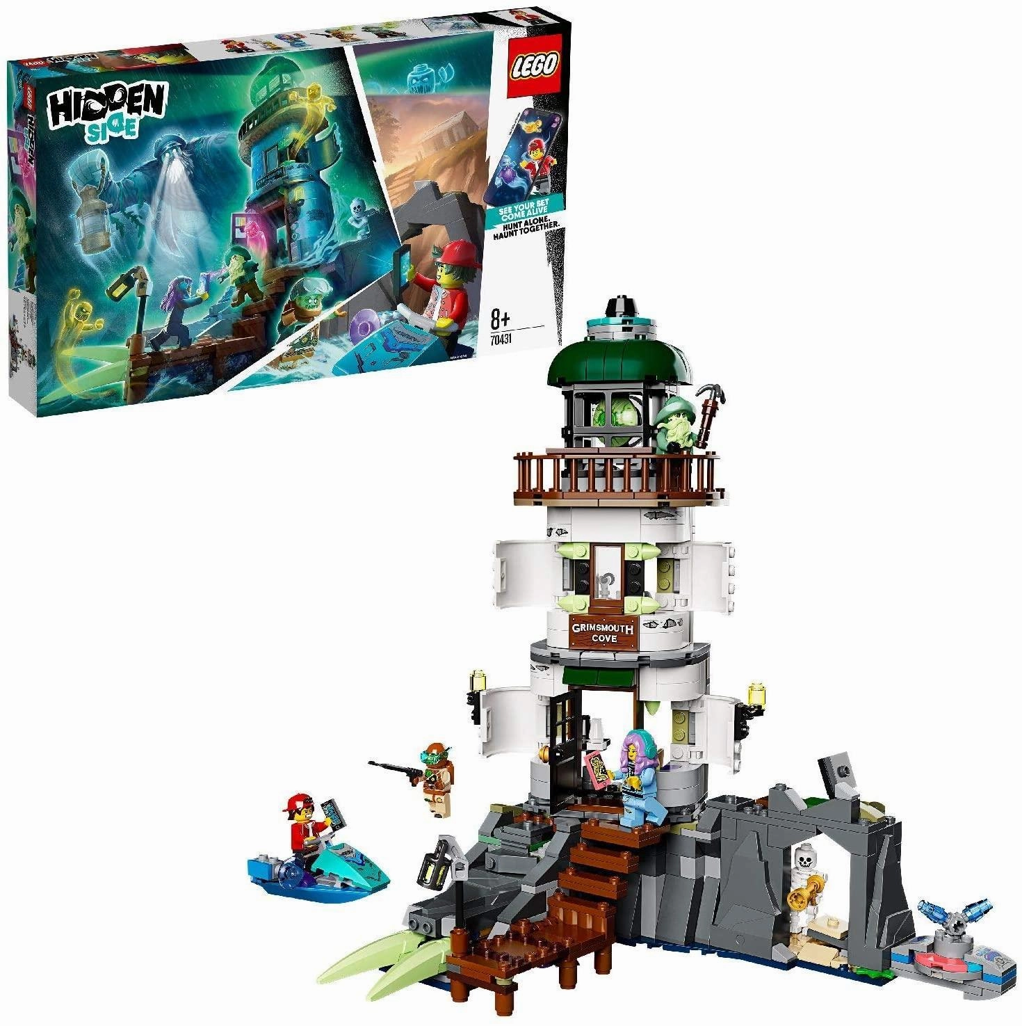 LEGO 70431 Hidden Side The Lighthouse of Darkness Prehistoric Animal Lifetime Hobby