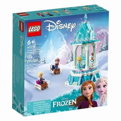 LEGO 43218 DISNEY Anna and Elsa's Magical Carousel Posable Action