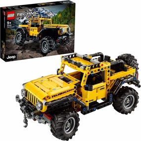 Flying Pose Rare Find LEGO TECHNIC 42122 Jeep Wrangler 4x4 Toy Car Building Set
