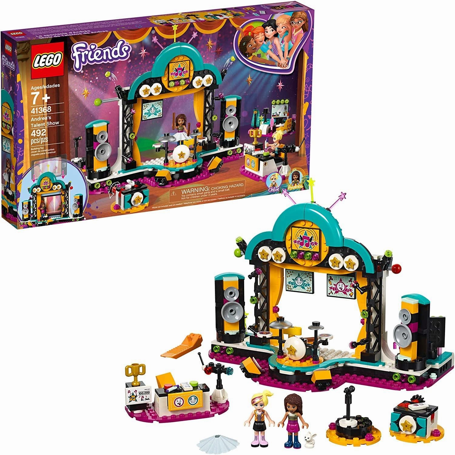 Asian Zen Lego Friends 41368 Andrea's Talent Show Building Playset