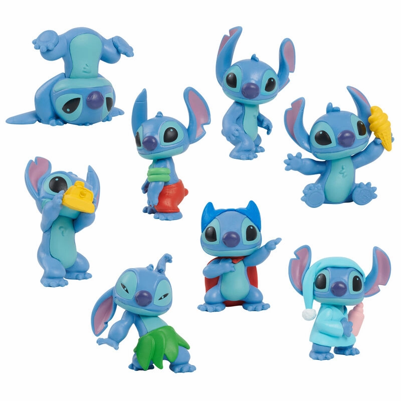 Staircase Decor Glow In Dark Disney Stitch Set Figures 5cm