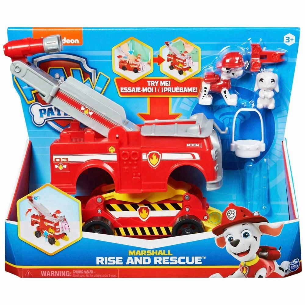 PAW Patrol Marshall Rise and Rescue Transforming Toy Car Portable design Little Star