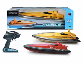 FIERCE Super Large Size Remote Controlled Racing Speedboat 80cm Cultural symbol Streaming Decor
