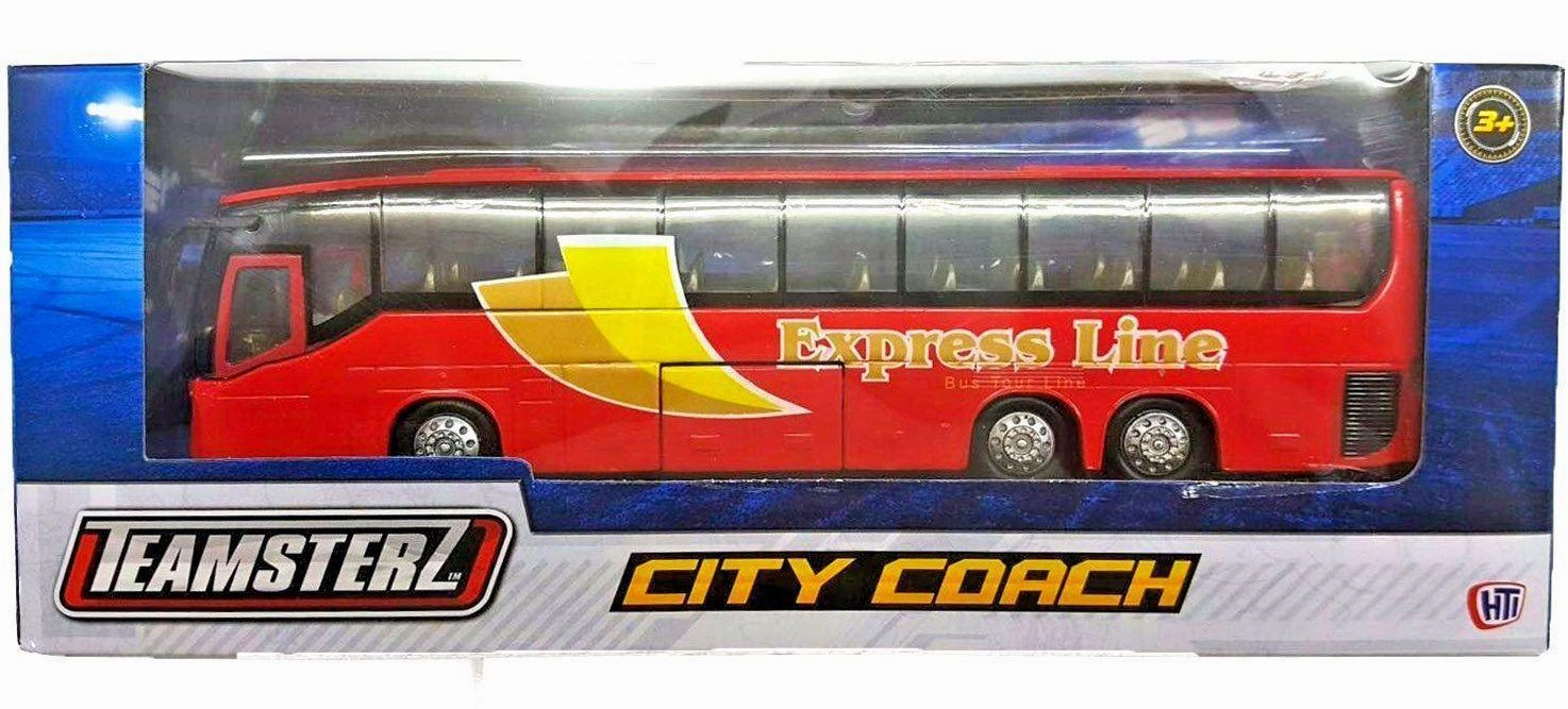 Teamsters Diecast Toy Model Coach City Vehicle Express - Express Line Augmented reality Display Statue