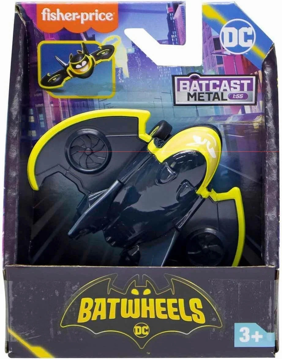 Fisher-Price DC Batwheels 1:55 Scale Diecast Toy Cars - Assorted Mythological God Wall Mounted