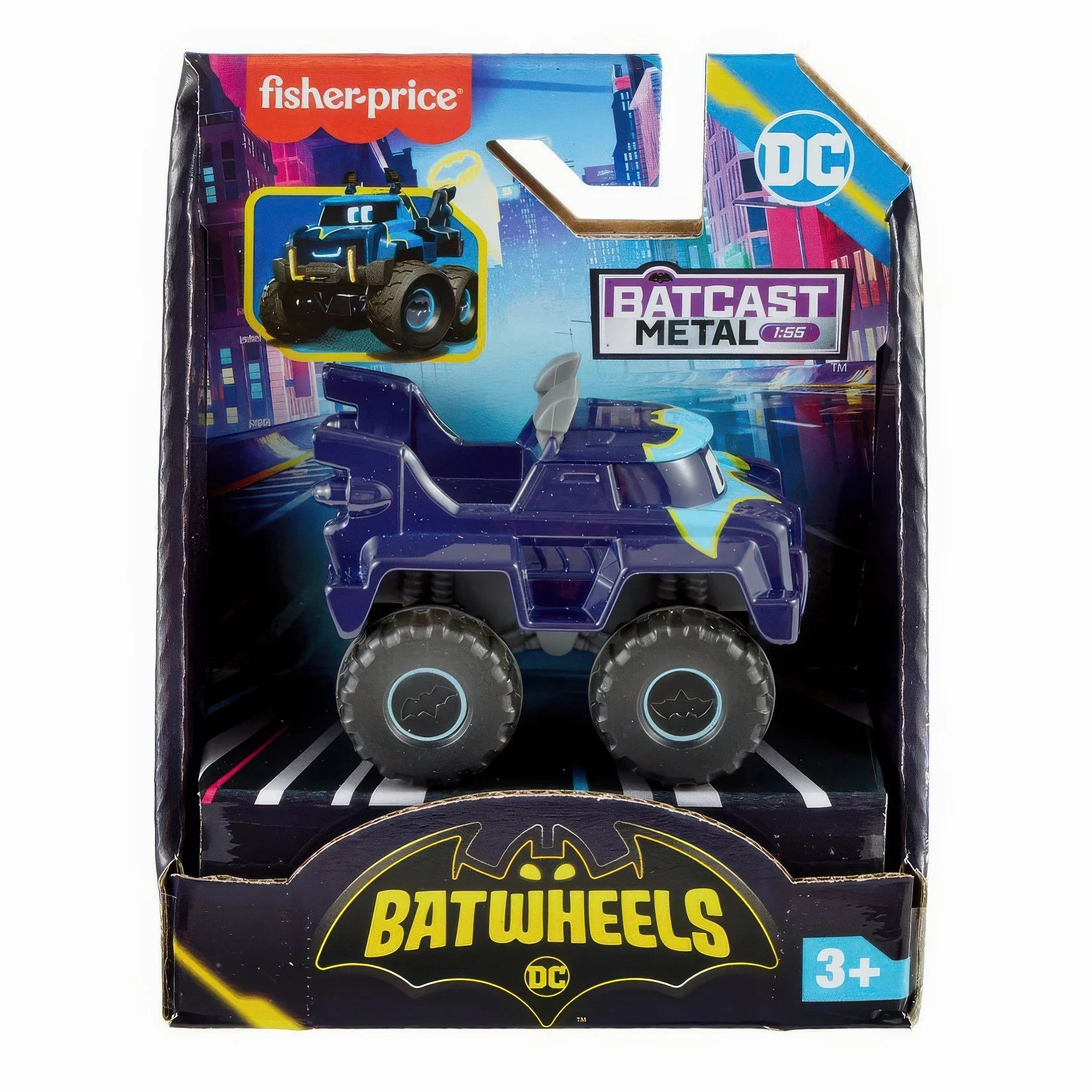 Cult Classic Fisher-Price DC Batwheels 1:55 Scale Diecast Toy Cars - Assorted