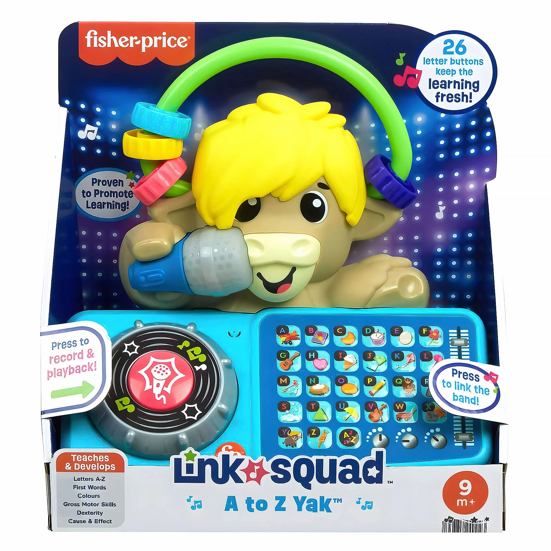 Fisher-Price Link Squad A to Z Yak Musical Learning Toy Ghoulish Accessories Creepy Props
