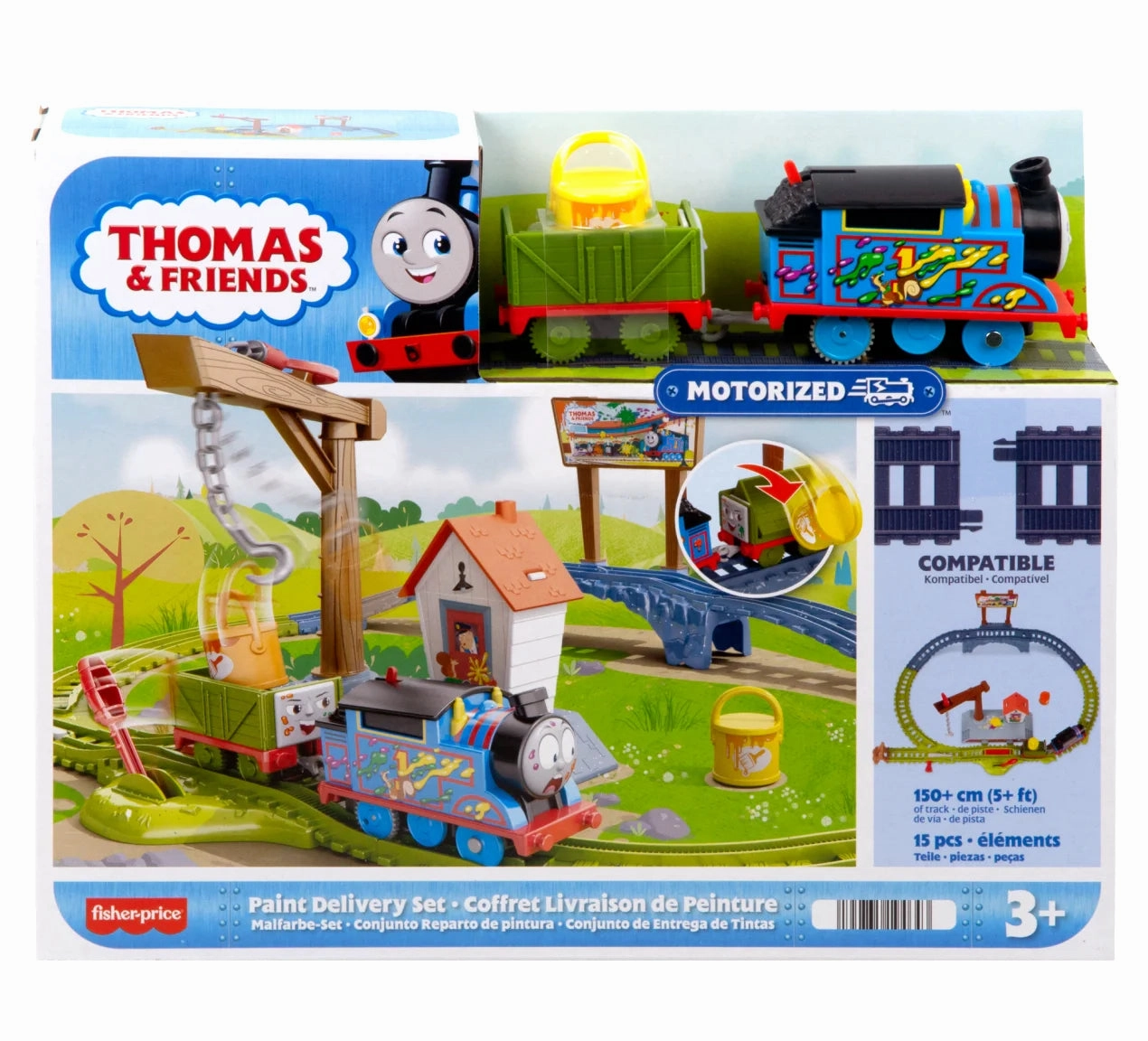 Collectors Statue Fisher-Price Thomas & Friends Paint Delivery Motorised Train Set