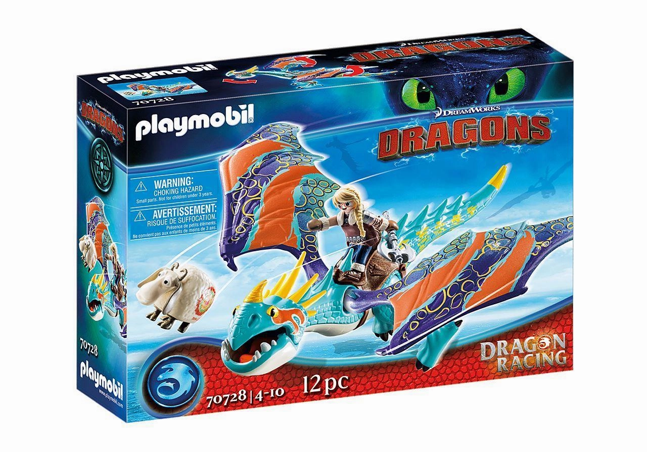PLAYMOBIL 70728 DRAGONS - Dragon Racing: Astrid and Stormfly Sovereign Worker Setup Designer