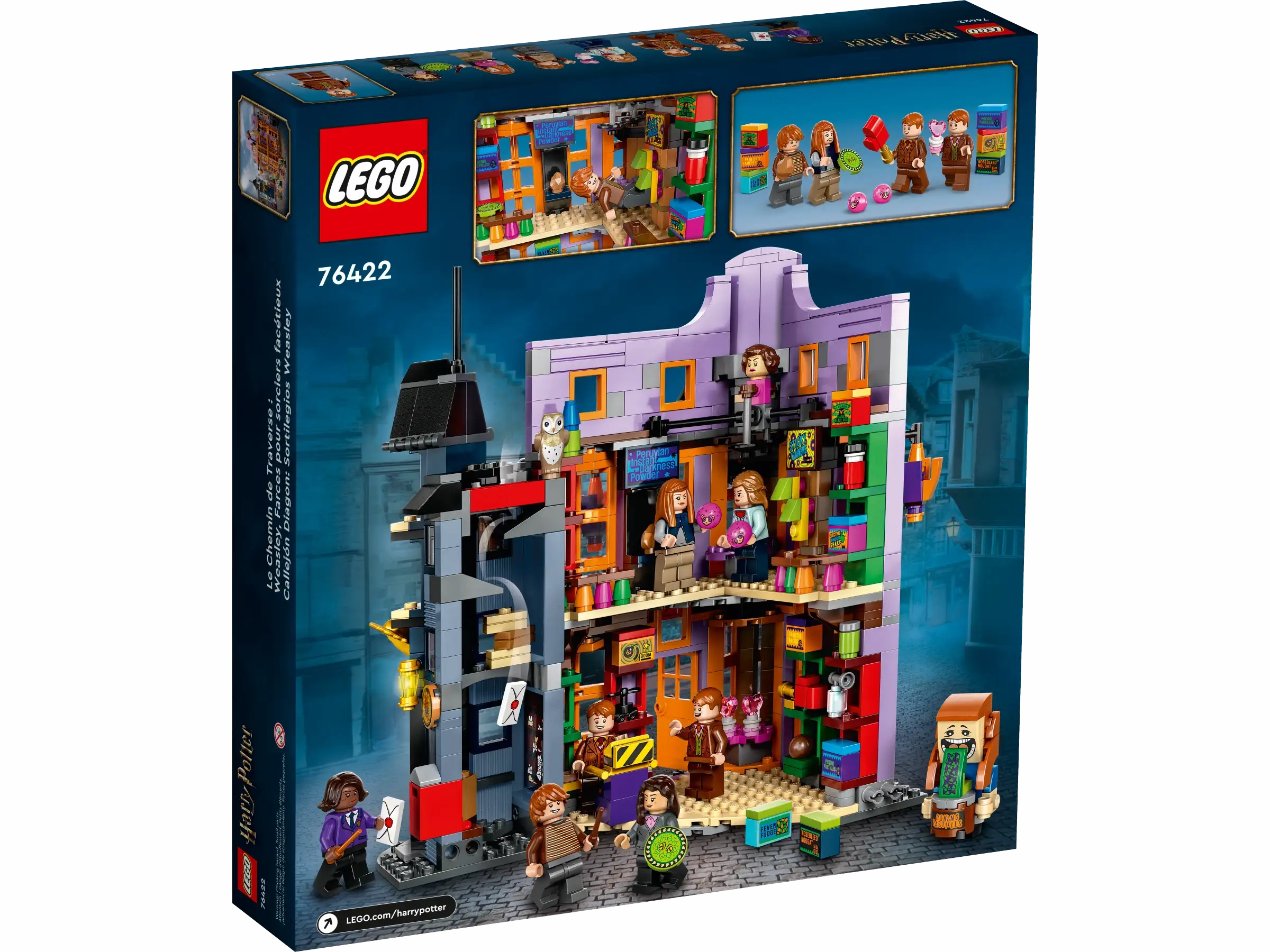 LEGO HARRY POTTER 76422 Diagon Alley: Weasleys' Wizard Wheeze? Shelving Ornament Polymer Clay