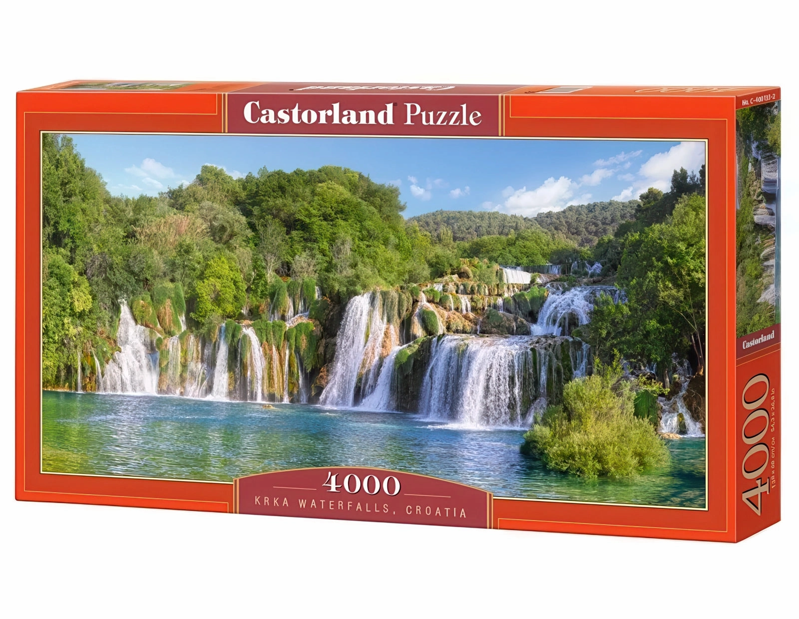 Castorland Puzzle Krka Waterfalls, Croatia (4000 pcs) Eerie Displays Playful Decorations