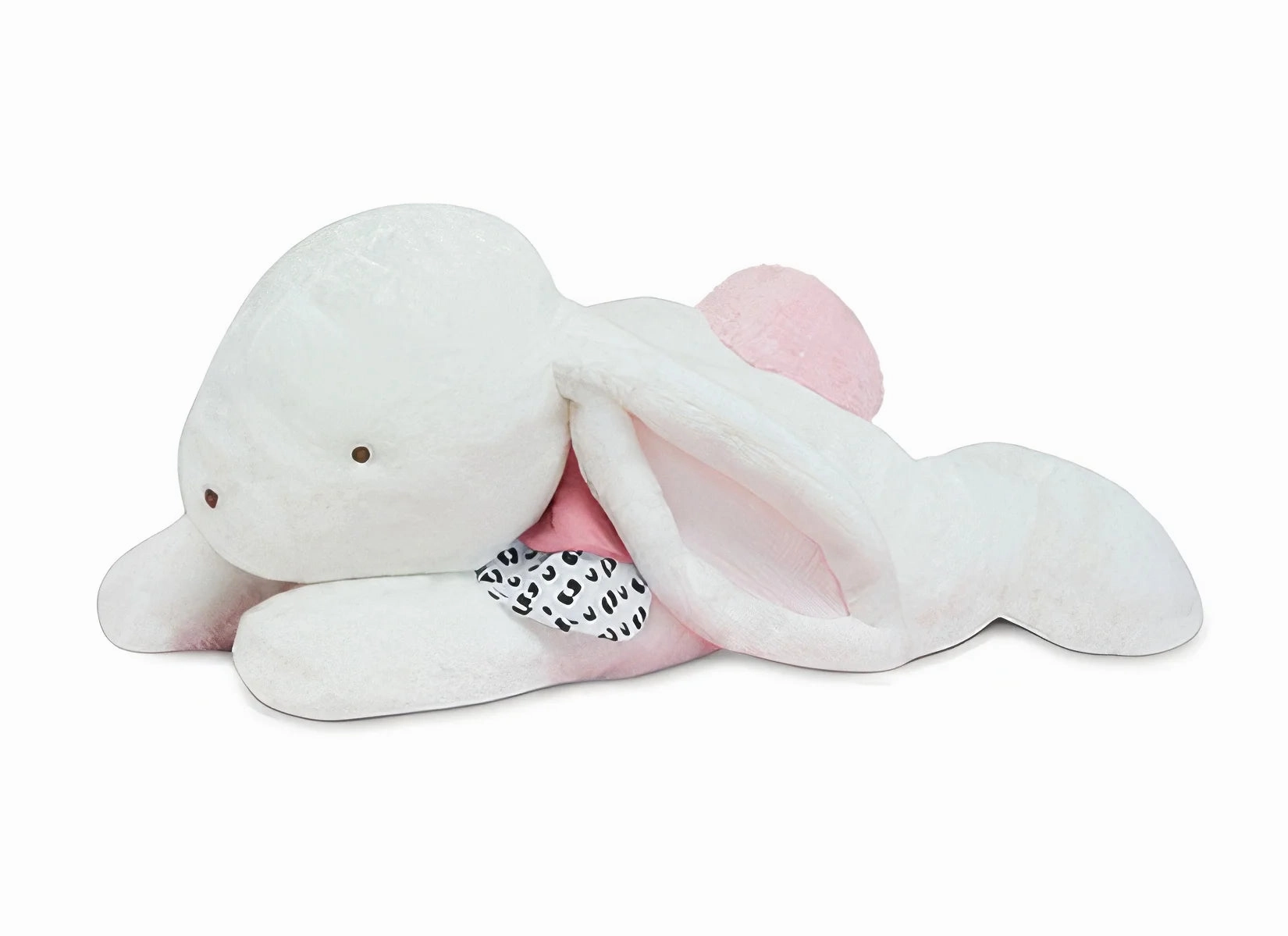 Doudou et Compagnie Giant XXL Pink Blush Rabbit Plush 80 cm Fantastic Ornaments Haunted Ornaments