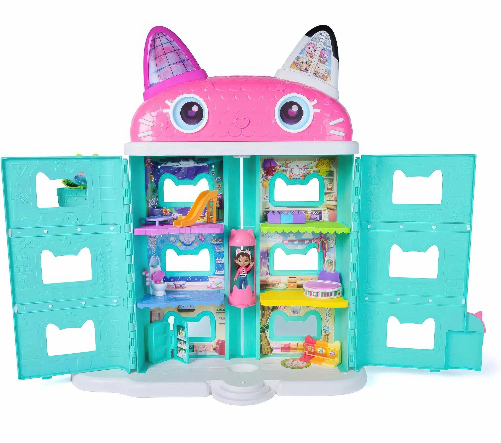 Gabby's Dollhouse The Movie Gabby??s Meow-mazing Dollhouse Library Decor