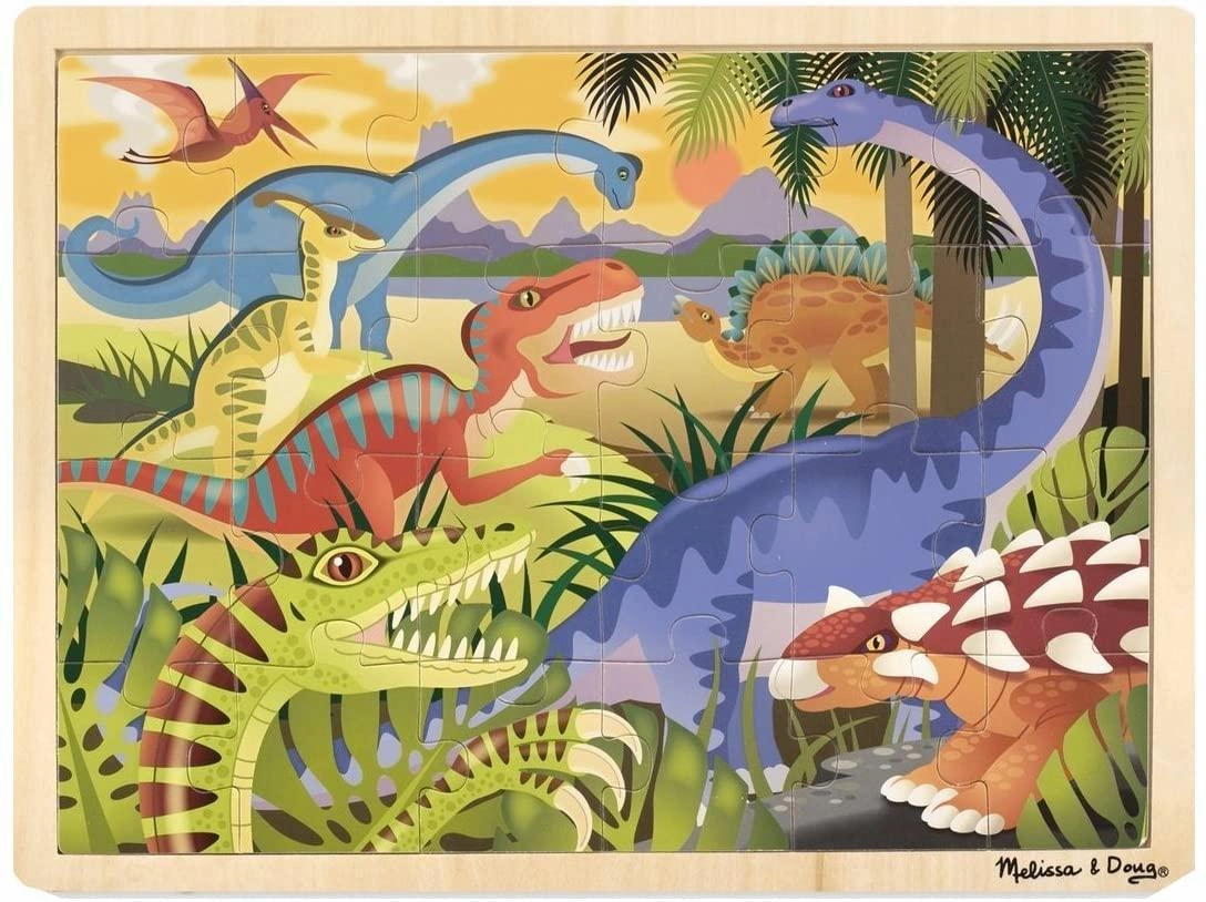 Melissa & Doug 19066 Dinosaur Jigsaw Puzzle 24pc Action figure