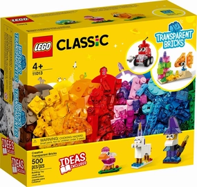 Timeless Treasure LEGO 11013 CLASSIC Creative Transparent Bricks