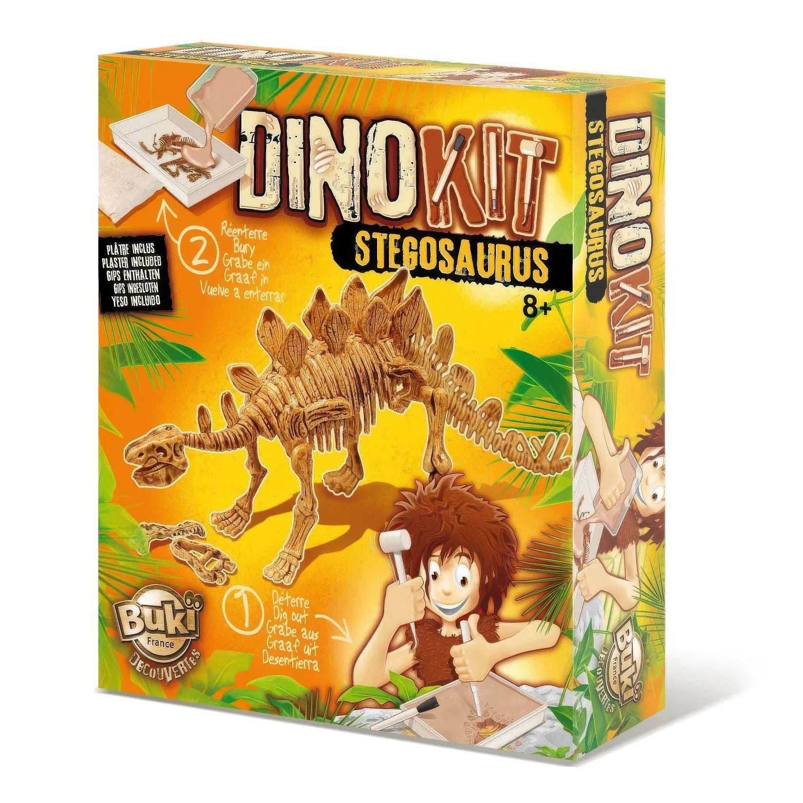 BUKI France Dino Kit Stegosaurus Dinosaur Fossil Digging Set Gift Guide Instagram Worthy
