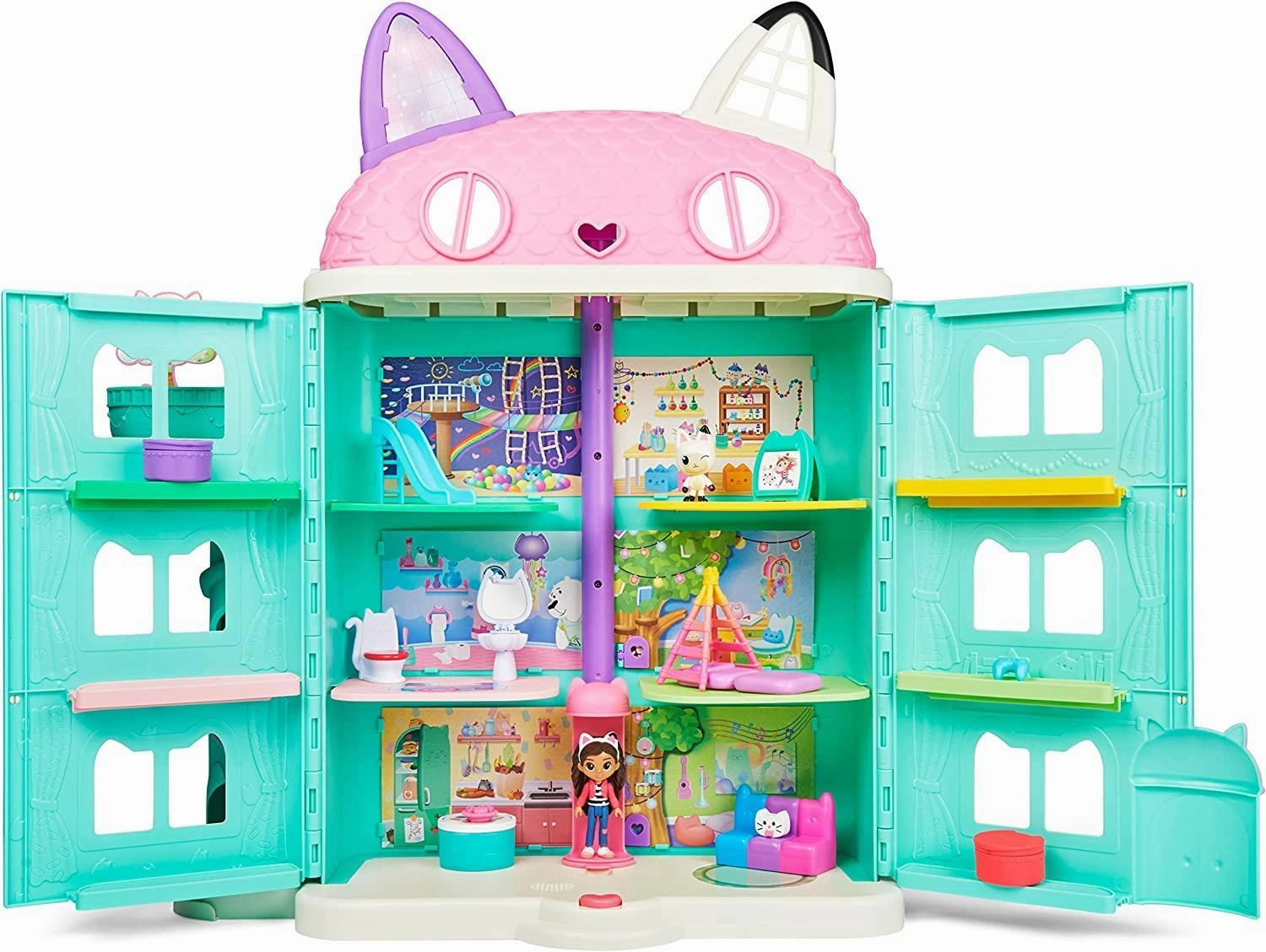 Gabby's Dollhouse Gabby's Purrfect Dollhouse Playset Sports Figure Crystal Figure