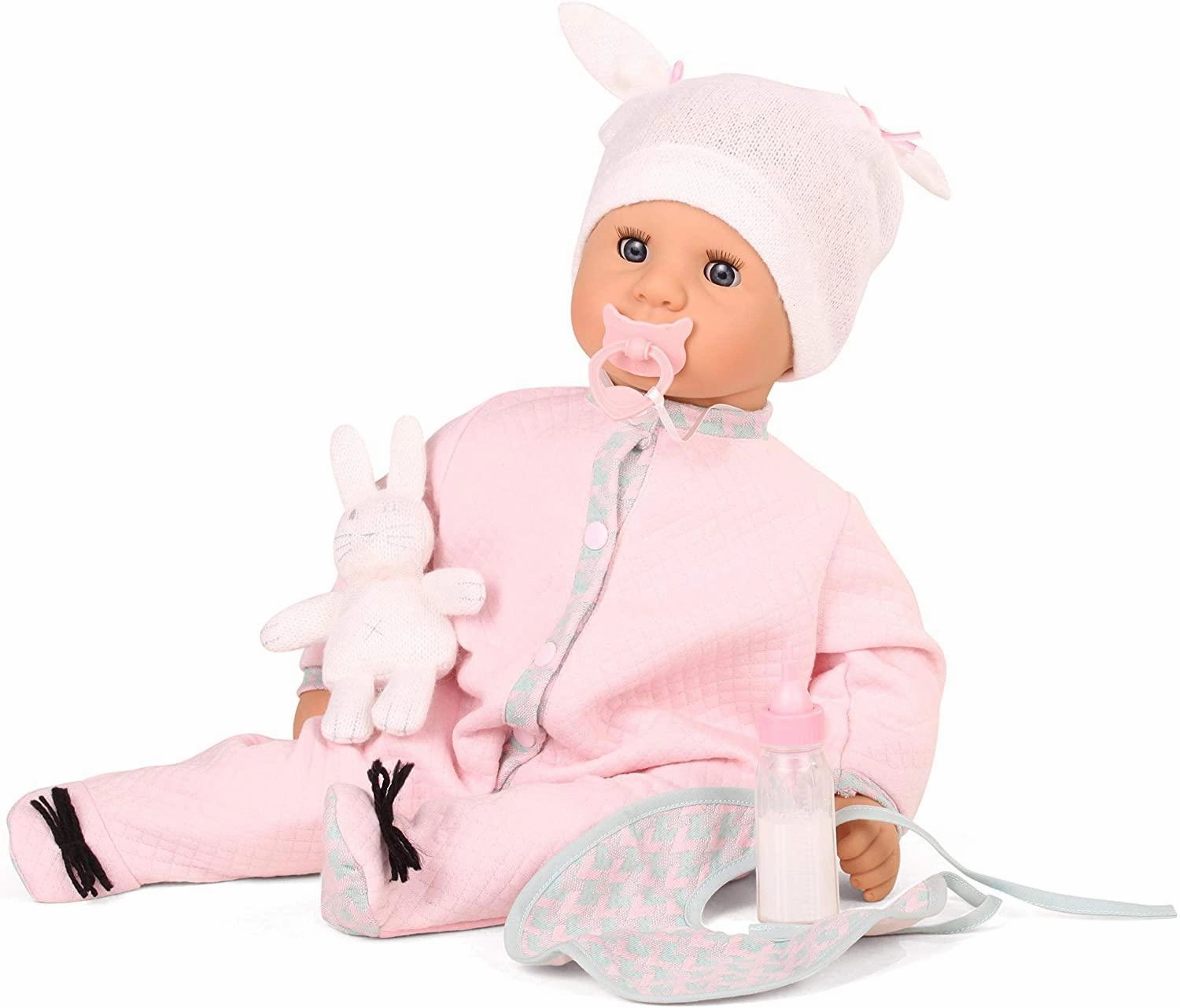 Gotz 1761148 Cookie Care Waffles Doll With Crying & Smacking Function - 48 cm Display Figure Insect Model