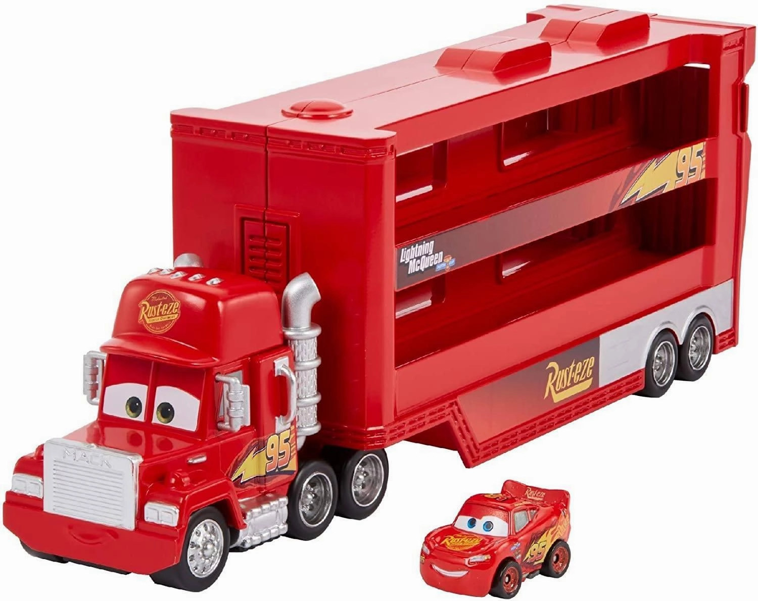 Winter Decoration Disney and Pixar Cars Mack Minis Transporter Playset