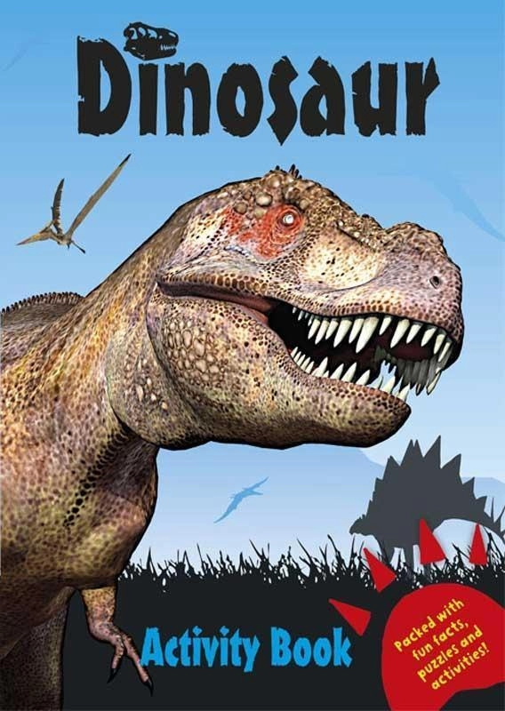 Dinosaur Activity Book - Blue Gallery Art Character Figure