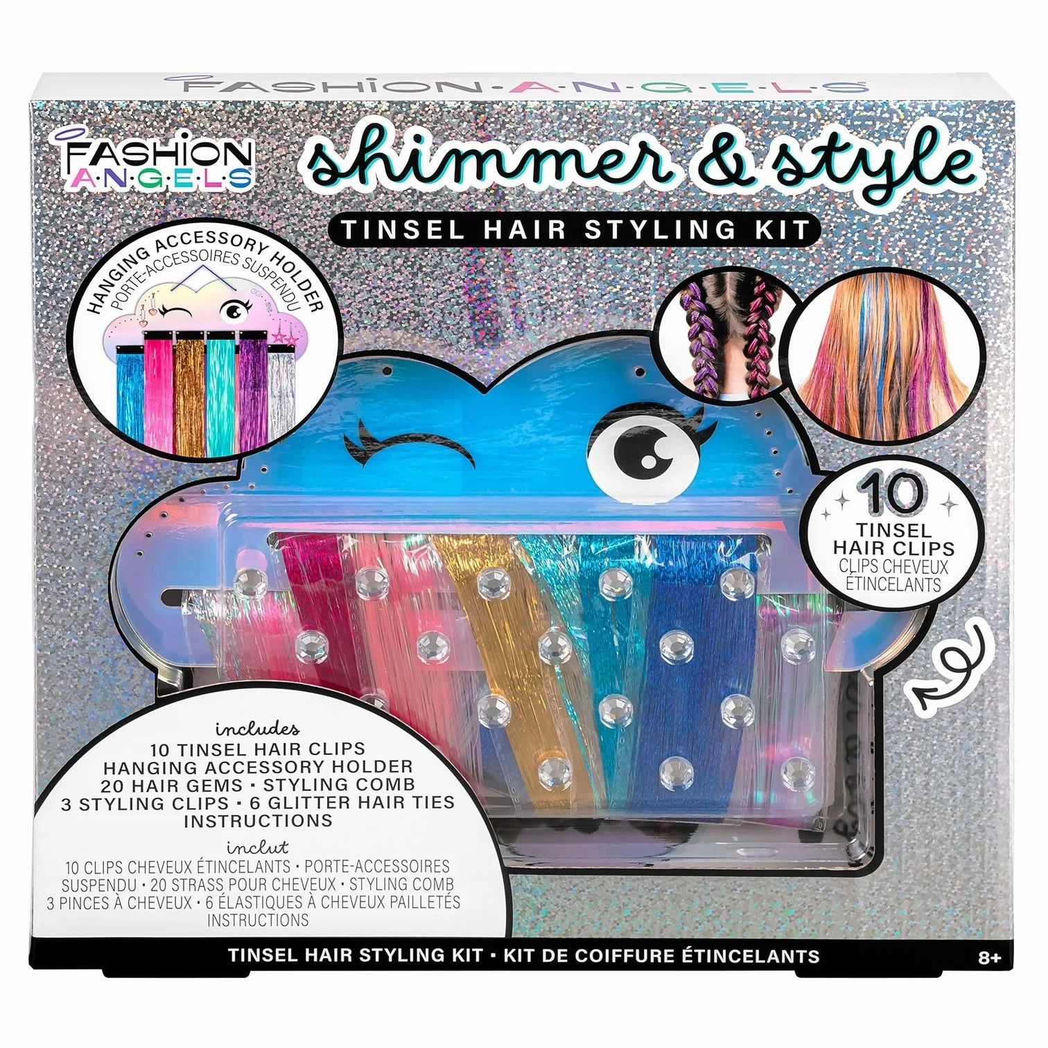 Mysterious Accents Frightening Figures Shimmer & Style Tinsel Hair Styling Kit